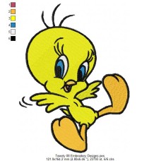 Tweety 08 Embroidery Designs